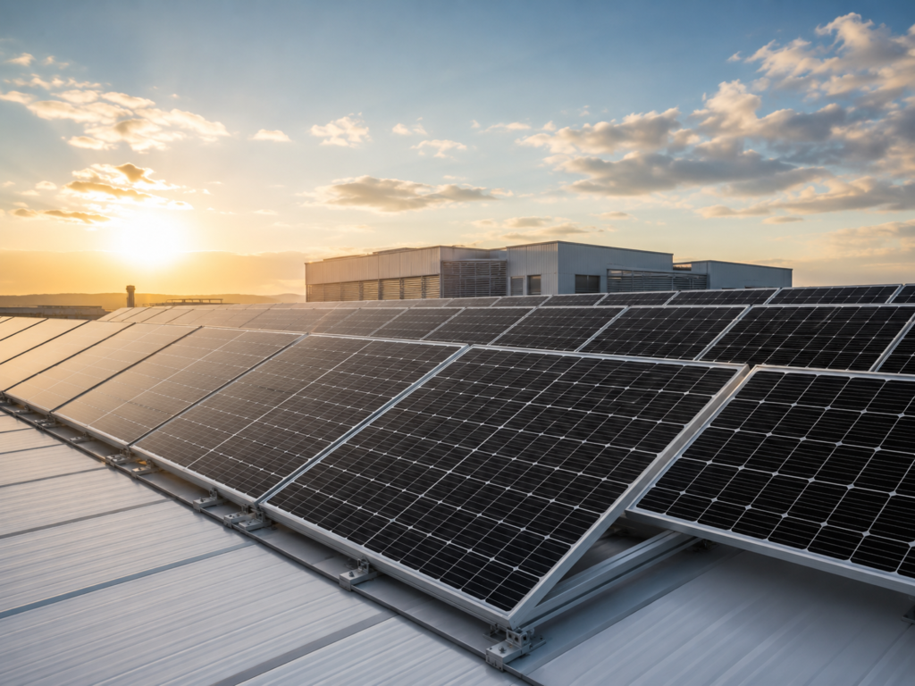 Energia solar com baterias para empresas